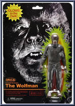 Wolfman (Glow in the Dark) from Universal Monsters - Remco Cardbacks manufactured by Neca [Front]