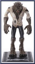 Wolfman from Universal Monsters - Bendyfigs manufactured by Noble Toys [Loose]