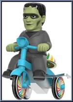Frankenstein (Black with Blue Trike) from Universal Monsters - Super Cycles manufactured by Super7 [Loose]