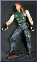 Chris Redfield / Cerberus from Video Game Super Stars Presents - Resident Evil manufactured by Toy Biz [Loose]