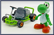 Yoshi from Video Game Super Stars Presents - Mario Kart 64 manufactured by Toy Biz [Loose]