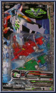 Red Lion and Green Lion from Voltron - Third Dimension - Mighty Lion manufactured by Trendmasters [Front]