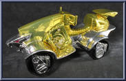 Yellow Stealth Cycle from Voltron - Third Dimension - Stealth Cycles manufactured by Trendmasters [Loose]