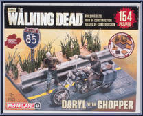 Daryl with Chopper from Walking Dead - Construction Sets manufactured by McFarlane [Front]