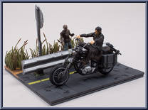 Daryl with Chopper from Walking Dead - Construction Sets manufactured by McFarlane [Loose]