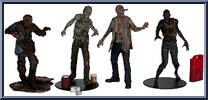 Walkers 4-Pack from Walking Dead - 2024 - 5" Scale manufactured by McFarlane [Loose]