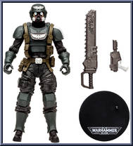 Cadian Veteran Guardsman from Warhammer 40,000 - Darktide - Basic Series manufactured by McFarlane [Loose]
