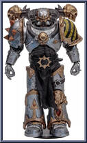 Iron Warrior (Gold Label) from Warhammer 40,000 - Chaos Space Marines manufactured by McFarlane [Loose]
