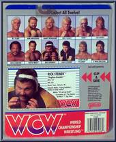 Rick Steiner (Gray Trunks) from WCW - Series 1 - Released in US manufactured by Galoob [Back]