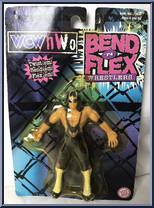Bret "Hitman" Hart from WCW - Bend ‘N Flex manufactured by Toy Biz [Front]