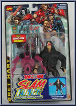 Bret Hart from WCW - Slam Force manufactured by Toy Biz [Front]