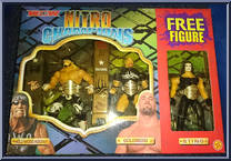 Nitro Champions (Hollywood Hogan / Goldberg / Sting) from WCW - Multi-Packs manufactured by Toy Biz [Front]