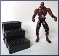 Stevie Ray from WCW - Bruisers manufactured by Toy Biz [Loose]