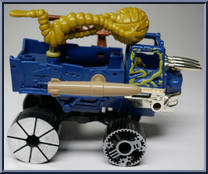 K.O. Kruiser from Wheeled Warriors - Monster Minds manufactured by Mattel [Loose]