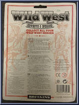 Totem Pole / 3 Indians from Wild West - Carded manufactured by Britains [Back]
