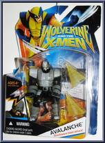 Avalanche (Shockwave blast attack) from Wolverine and the X-Men - Basic Series manufactured by Hasbro [Front]