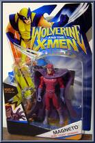 Magneto (with "chain" weapon) from Wolverine and the X-Men - Basic Series manufactured by Hasbro [Front]