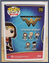 Wonder Woman (Sepia) from Wonder Woman - Pop! Vinyl Figures manufactured by Funko [Back]