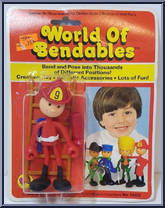 Fireman from World of Bendables - Basic Series manufactured by GLJ Toys [Front]
