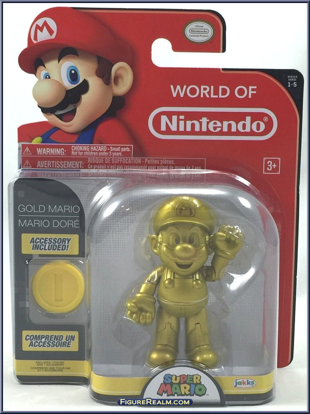 Gold Mario (Super Mario) - World of Nintendo - Series 1-5 - Jakks ...