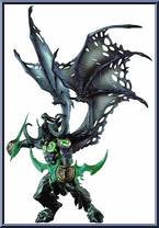 Illidan Stormrage (Demon Form) from World of Warcraft (DC Unlimited) - Deluxe Figures manufactured by DC Direct [Loose]
