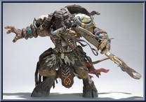 Korg Highmountain Tauren Hunter from World of Warcraft (DC Unlimited) - Deluxe Figures manufactured by DC Direct [Loose]