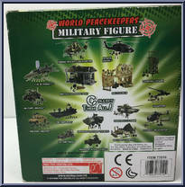 Military Figure (Soldier on Motorcycle) from World Peacekeepers - Basic Series manufactured by M&C Toy Centre [Back]