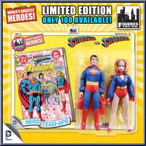Superman / Supergirl from World's Greatest - DC Limited Edition Multi-Packs manufactured by Figures Toy Company [Front]