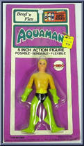 Aquaman from World's Greatest - Bend 'n Flex manufactured by Mego [Front]