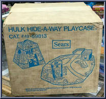 Incredible Hulk Hide-a-Way Playcase from World's Greatest - Accessories manufactured by Mego [Front]