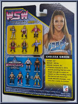 Chelsea Green (Blue) from Wrestle-Something Wrestlers - Series 1 manufactured by FC Toys [Back]