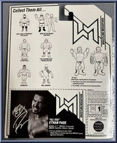 Ethan Page (Red Shorts) from Wrestling Megastars - Series 1 manufactured by Chella Toys [Back]