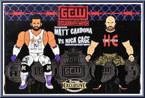 Matt Cardona / Nick Gage from Wrestling - GCW Death Match manufactured by RSC Toys [Back]