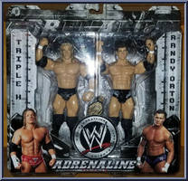 Triple H / Randy Orton from WWE Adrenaline - Series 10 manufactured by Jakks Pacific [Front]
