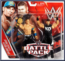 John Cena vs. Kevin Owens from WWE Battle Packs - Series 39 manufactured by Mattel [Front]