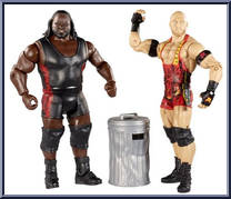 Mark Henry vs. Ryback from WWE Battle Packs - Series 25 manufactured by Mattel [Loose]
