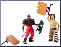Hornswoggle & El Torito from WWE Battle Packs - Series 34 manufactured by Mattel [Loose]