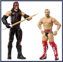 Kane vs. Daniel Bryan from WWE Battle Packs - Series 21 manufactured by Mattel [Loose]