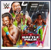 Xavier Woods / Big E from WWE Battle Packs - Series 51 manufactured by Mattel [Front]