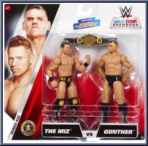 Miz vs Gunther from WWE Championship Showdown - Series 20 manufactured by Mattel [Front]