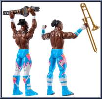 Xavier Woods & Kofi Kingston from WWE Championship Showdown - Series 21 manufactured by Mattel [Loose]