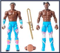 Xavier Woods & Kofi Kingston from WWE Championship Showdown - Series 21 manufactured by Mattel [Loose]