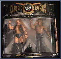 Stone Cold Steve Austin / Rock from WWE Classic Superstars - 2-Packs - Series 13 manufactured by Jakks Pacific [Front]