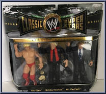 Ric Flair / Bobby Heenan / Mr. Perfect from WWE Classic Superstars - 3-Packs manufactured by Jakks Pacific [Front]