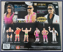 Hart Foundation from WWE Classic Superstars - 3-Packs manufactured by Jakks Pacific [Back]