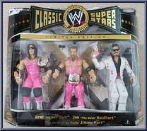 Hart Foundation from WWE Classic Superstars - 3-Packs manufactured by Jakks Pacific [Front]