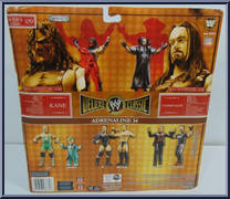 Undertaker vs. Kane from WWE Classic Superstars - Exclusives manufactured by Jakks Pacific [Back]