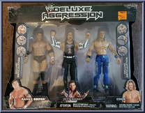 Randy Orton / Jeff Hardy / Edge from WWE Deluxe Aggression - 3-Packs - Series 3 manufactured by Jakks Pacific [Front]
