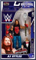 AJ Styles from WWE Elite Collection - Wrestlemania 38 manufactured by Mattel [Front]