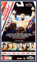 Austin Theory from WWE Elite Collection - Series 110 manufactured by Mattel [Back]